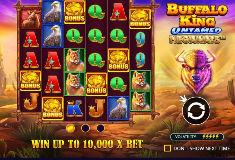 Screenshot 1 van Buffalo King Untamed Megaways